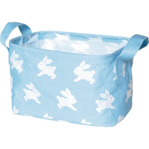 Coppenrath Verlag 16234 - Petit panier de rangement BabyGlück Lapin  bleu clair