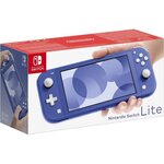 Console nintendo switch lite bleue