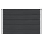 vidaXL Jardinière surélevée Noir 150 x 50 x 91 cm