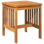 vidaXL Ensemble de jardin 3 pièces avec coussins en bois d'acacia massif
