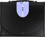 Trieur valisette noir en13 compartiments.Dos extensible 55934E EXACOMPTA