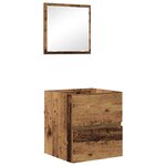 vidaXL Cabinet de Salle de Bain Bois Ancien 41 x 38.5 x 45 cm