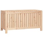 vidaXL Boîte de rangement de jardin 115x49x60 cm Bois massif de pin