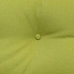 vidaXL Coussin de Dos Vert clair 180 x 24 x 50 cm tissu
