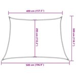 vidaXL Voile d'ombrage 160 g/m² trapèze orange 4/5x3 m PEHD