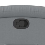 vidaXL Fauteuil inclinable gris clair tissu