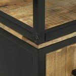 Buffet vidaXL 70x35x180 cm Bois Massif Mango