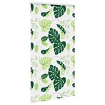 vidaXL Store enrouleur de douche avec cassette largeur du tissu 136 cm