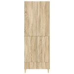 vidaXL Ensemble de Meubles 2 Pièces 66 x 34 5 x 95 cm Bois d'ingénierie