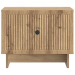 vidaXL Table basse Chêne artisanal 49 x 50 x 40 cm Bois d'ingénierie