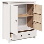 vidaXL Buffet Blanc 83x41 5x100 cm Bois massif de pin