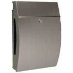 Boîte aux lettres NYC Acier inoxydable Argenté BG11003 - Perel