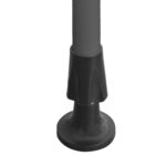 vidaXL Auvent manuel rétractable avec LED 400 cm Orange et marron