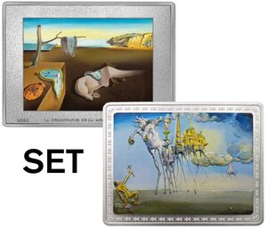 Pièce de monnaie en Argent 250 Euro - 150 Euro g 500 (1/2 Kg) Millésime 2021 SALVATOR DALI