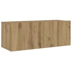 vidaXL Meubles TV muraux 6 Pièces chêne artisanal bois d'ingénierie
