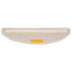 vidaXL Tapis d'escalier 20 pièces 56 x 17 x 3 cm Blanc Demi-rond