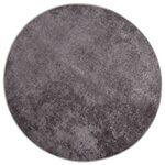 vidaXL Tapis lavable antidérapant φ120 cm gris