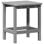 vidaXL Chaise de jardin 3 Pièces Gris clair 80.5 x 74.5 x 92 cm