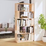 vidaXL Bibliothèque/Séparateur de pièce 80x25x163 5 cm Pin solide