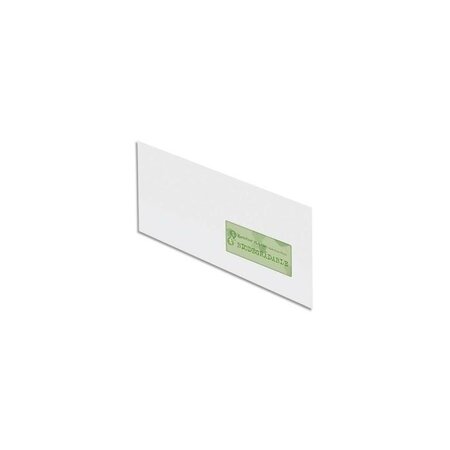 Boîte de 500 enveloppes recyclées extra blanches format dl 110x220 mm avec fenêtre 45x100 mm oxford