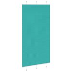 vidaXL Store plissé vert pétrole 110x200cm largeur du tissu 109 4cm