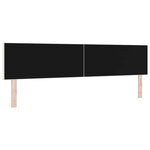 vidaXL Tête de lit avec tête de lit Crème 200 cm Tissu côtelé