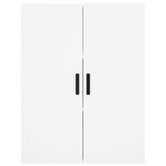 vidaXL Buffet haut Blanc 69 5x34x180 cm Bois d'ingénierie