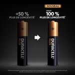 Duracell - nouveau piles alcalines aaa plus  1.5 v lr03 mn2400  paquet de 12