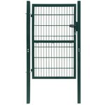 vidaXL Portillon 2D (simple) Vert 106x230 cm