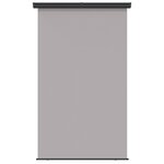 vidaXL Auvent latéral de balcon gris foncé 165x250 cm
