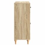 vidaXL Buffet Chêne Sonoma 66 x 34 5 x 90 cm Bois d'ingénierie