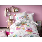 PEPPA PIG Housse de couette + Taie - 140 x 200 cm - Memphis