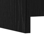 vidaXL Bureau mural Chêne noir 100 x 45 x 30 cm Bois d'ingénierie