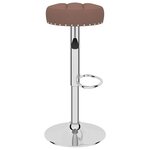 vidaXL Tabourets de bar lot de 2 marron tissu