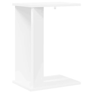 vidaXL Table d'appoint Blanc 35 x 25 x 50 cm Bois d'ingénierie