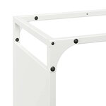 vidaXL Portant de bois chauffage blanc 60x28x90 cm