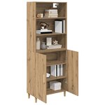 vidaXL Haut Armoire Chêne artisanal 69 5 x 32 5 x 180 cm