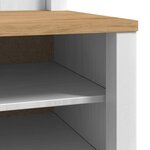 vidaXL Meuble de couloir avec étagère FLORO Blanc 50 x 40 x 158 cm