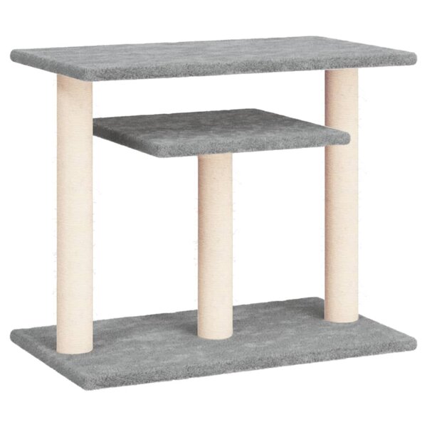 vidaXL Arbres à chat avec plates-formes gris clair 62 5 cm