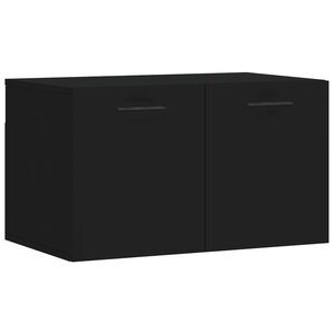 vidaXL Armoire murale Noir 60x36 5x35 cm Bois d'ingénierie