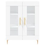 vidaXL Buffet blanc 69 5x34x90 cm bois d'ingénierie