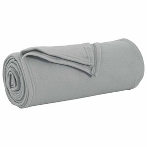 vidaXL Couvertures à jeter 24 Pièces Gris 170 x 130 cm Toison