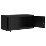 vidaXL Classeur noir 90x40x180 cm acier