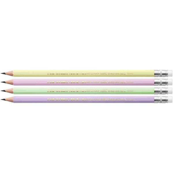 Crayon Graphite Évolution pastel HB Bout Gomme BIC