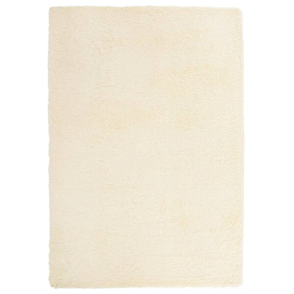 vidaXL Tapis Shaggy à poils longs NAVARRA crème 200x290 cm polyester
