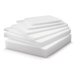 Plaque mousse polyéthylène blanc 50x40x2 5 cm (lot de 25)