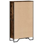 vidaXL Bibliothèque chêne fumé 80x31x137 5 cm bois d'ingénierie