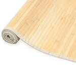 vidaXL Tapis Bambou 80x200 cm Naturel