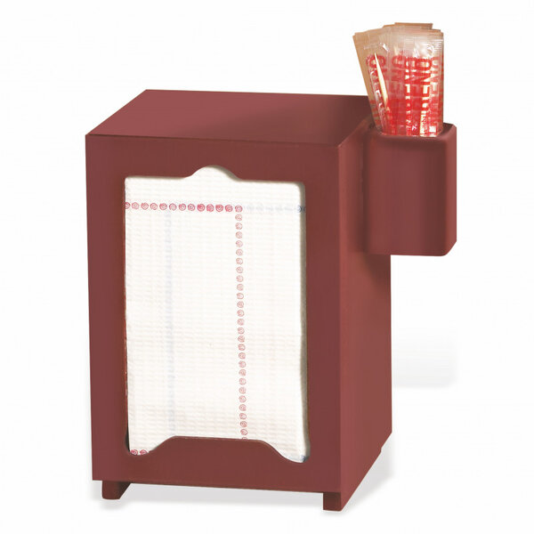 Distributeur de serviettes en bois avec porte-menu et porte-sauce - pujadas -  - bois