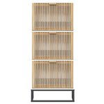 vidaXL Armoire à chaussures blanc 52x25x120 cm bois d'ingénierie